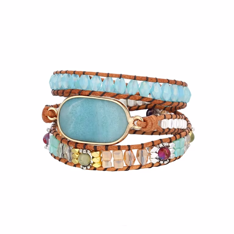 Agate Gemstone Bracelet Amazon Stone