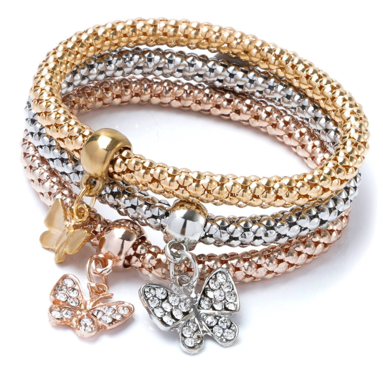 Romantic Charm Bracelet Set-butterfly