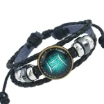 Handmade Beaded Constellation Bracelet (Gemini)