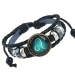 Handmade Beaded Constellation Bracelet (Leo)