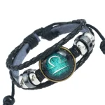 Handmade Beaded Constellation Bracelet (Libra)