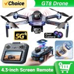 GT8 8K HD Dual Camera Drone – FPV WiFi Quadcopter with Obstacle Avoidance