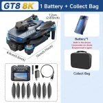 Professional GT8 8K HD Dual Camera Drone FPV WiFi, Obstacle Avoidance, Brushless Motors, 20min Flight - Image 8