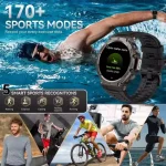 3ATM Waterproof Smart Watch – GPS Sports Tactical Military Watch for Men - Image 3