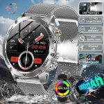 2026 Outdoor Smart Watch Men – 3ATM LED Flashlight BT Call Compass IP68 Tactical Gear - Image 12