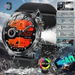 2026 Outdoor Smart Watch Men – 3ATM LED Flashlight BT Call Compass IP68 Tactical Gear - Image 19