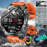 2026 Outdoor Smart Watch Men – 3ATM LED Flashlight BT Call Compass IP68 Tactical Gear - Image 10