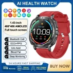 Smart Watch Medical Grade BP Oxygen Heart Rate Monitor – Powerful Bluetooth Health Watch UK - Image 2