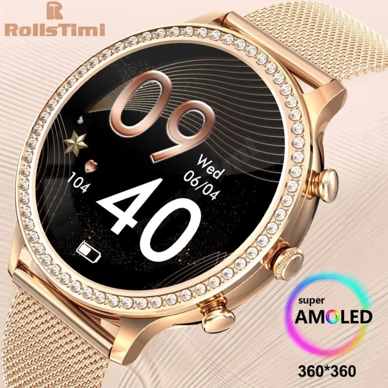 Smart Watch Women Bluetooth Call Fitness Tracker